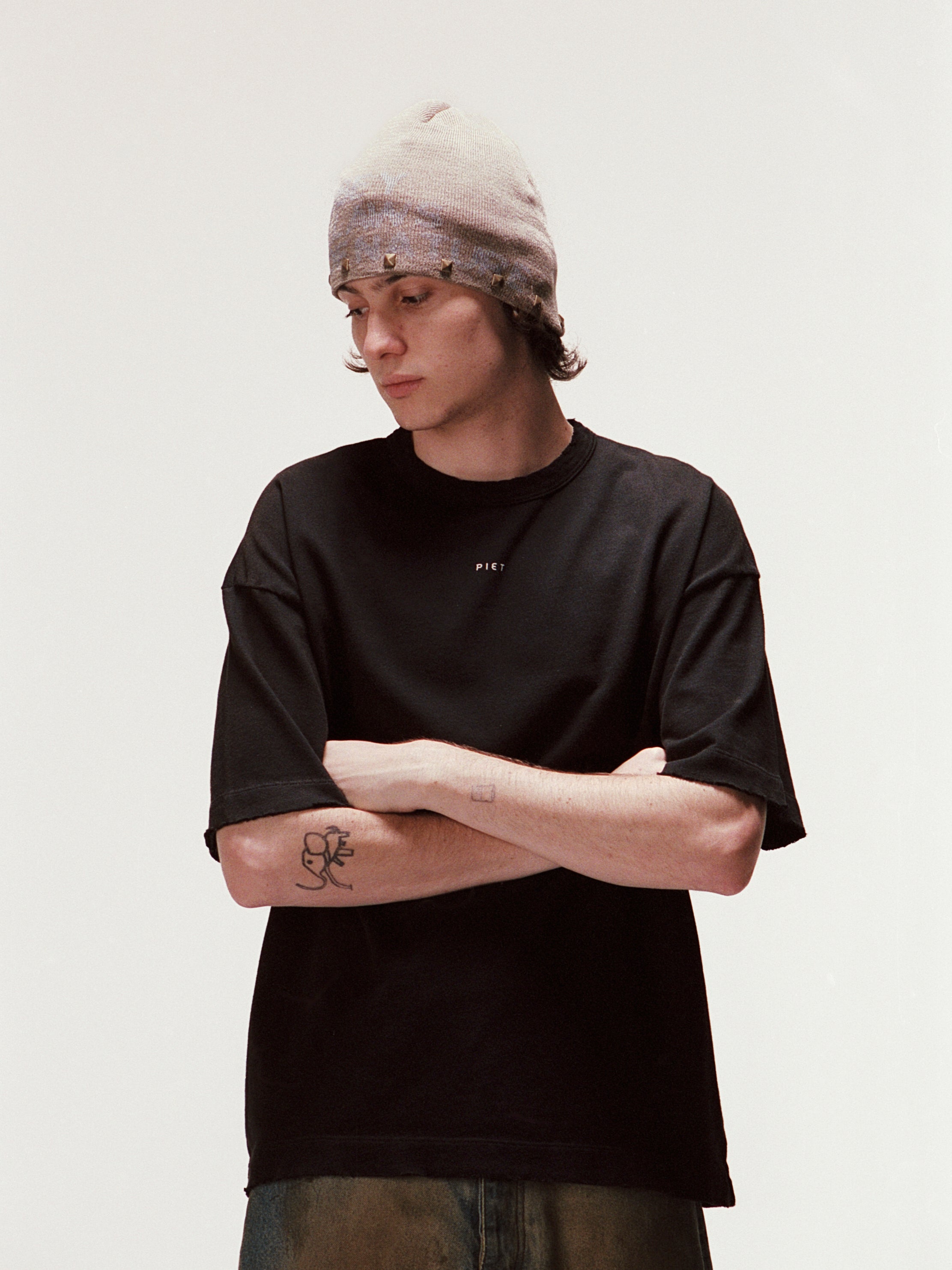 Sun Faded Basics Tee - Black