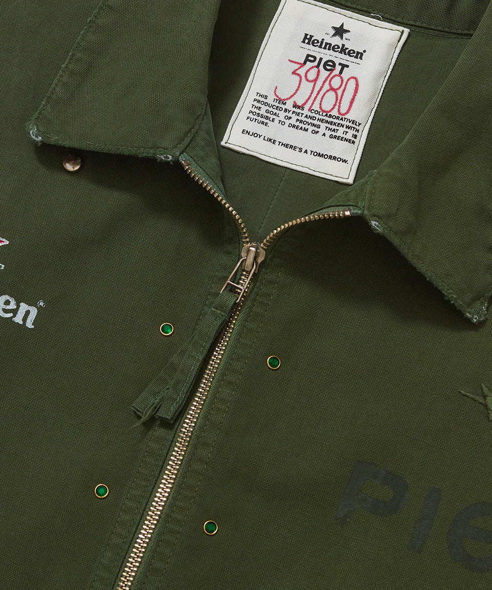 Piet + Heineken Worker Jacket - Green