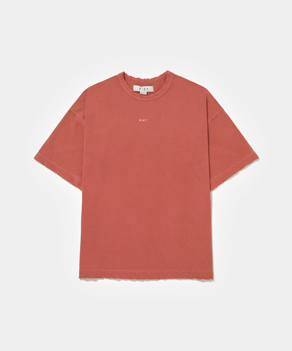 Sun Faded Basics Tee - Red