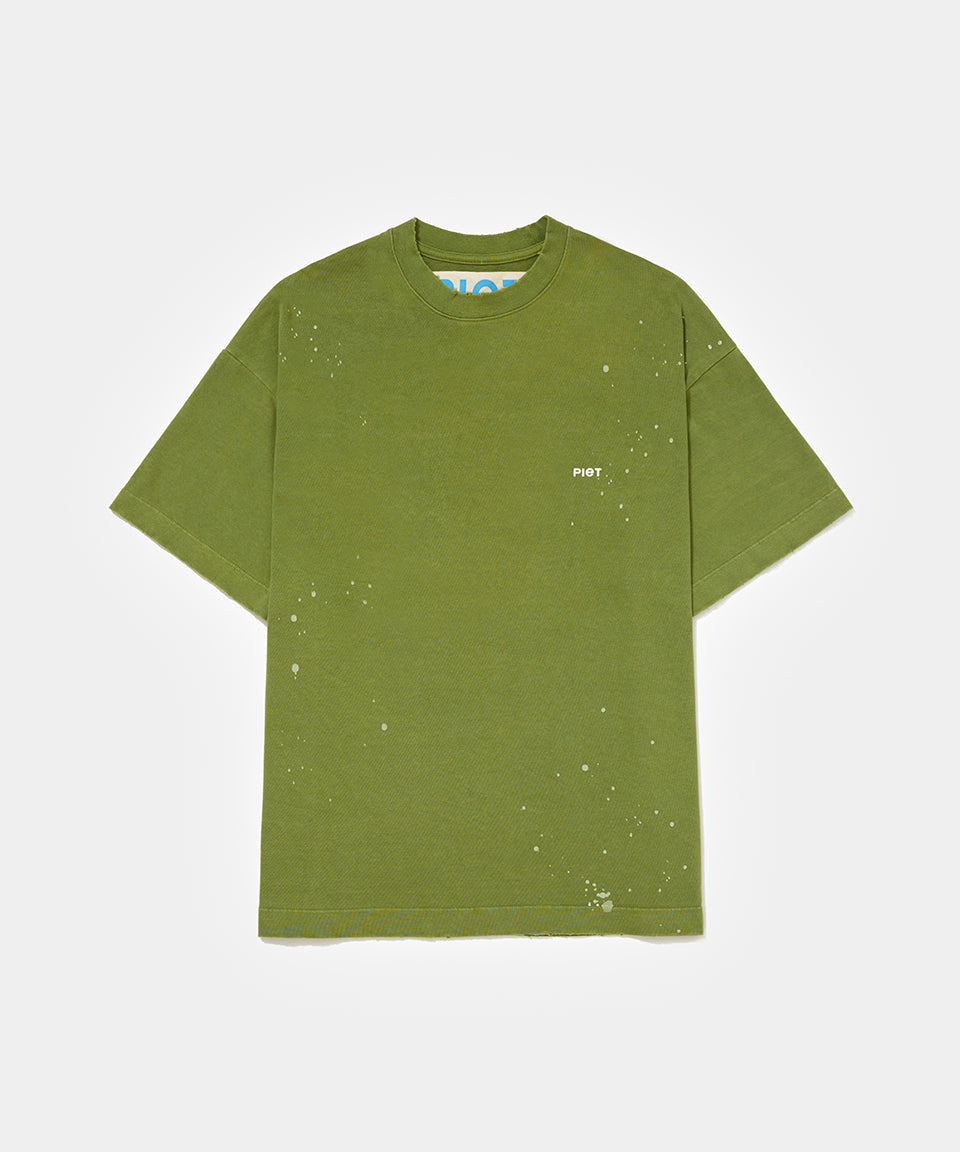 Splatter T-Shirt - Olive