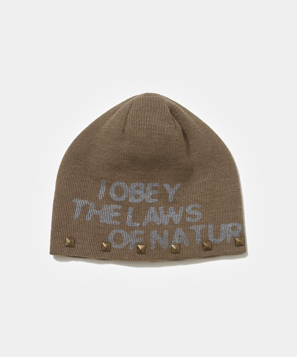 I Obey Studded Beanie