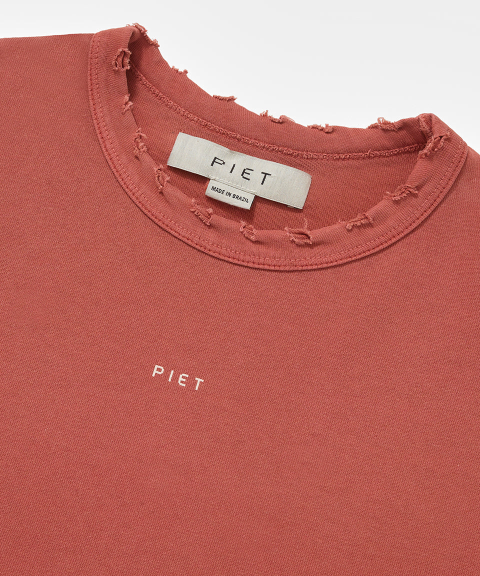 Sun Faded Basics Tee - Red