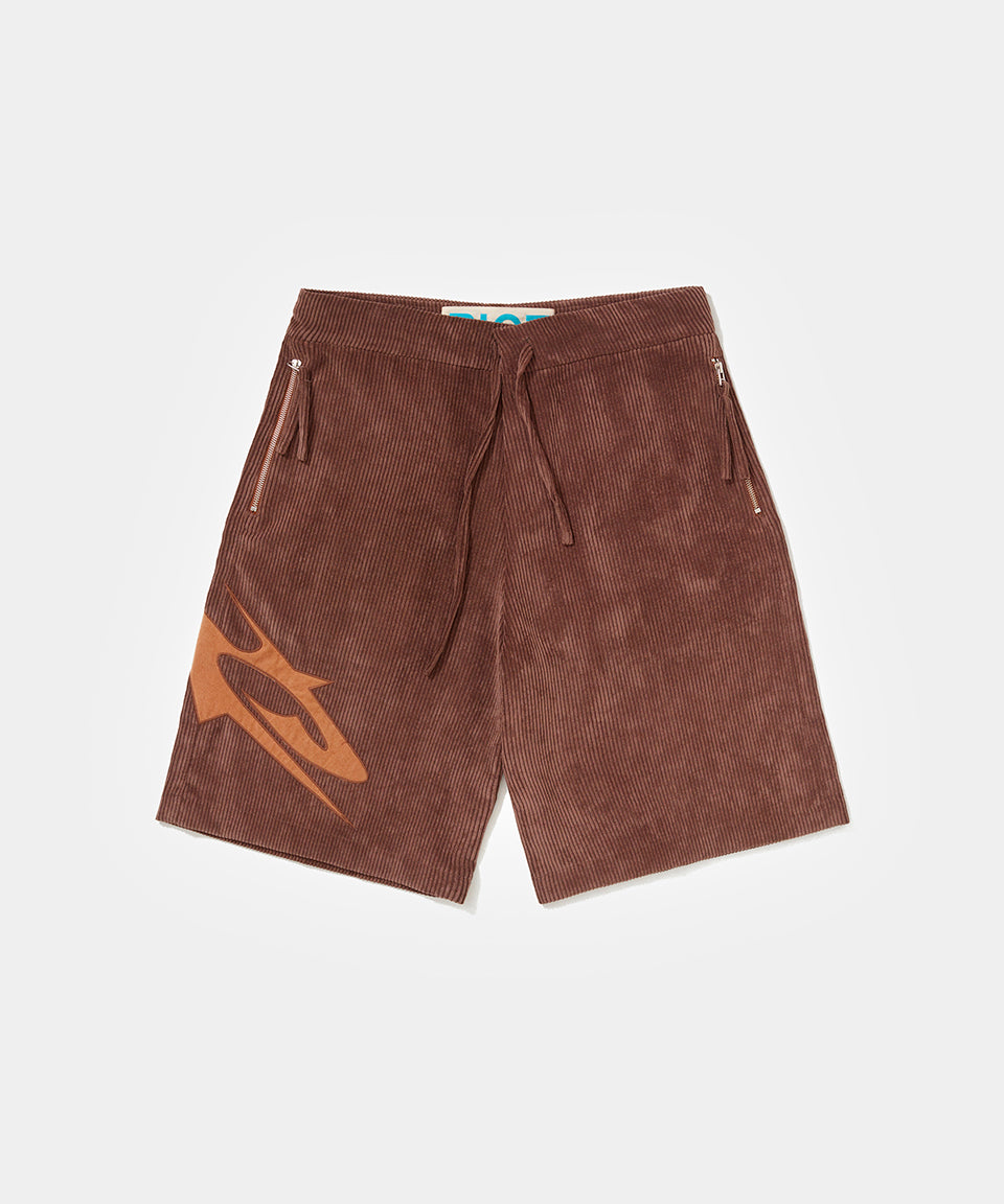 Corduroy Brown Shorts